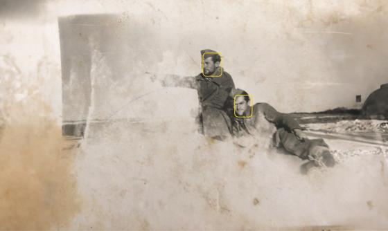 Scene from the film Who was Here?