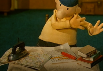 Scene from the film Pat and Mat: The Crossword