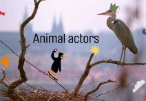 Scene from the film Animal Actors