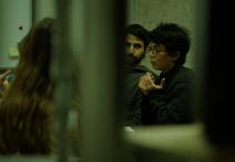 Scene from the film Ceasefire
