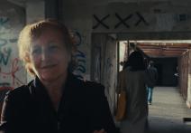 Scene from the film Lift Lady