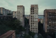 Scene from the film Lift Lady